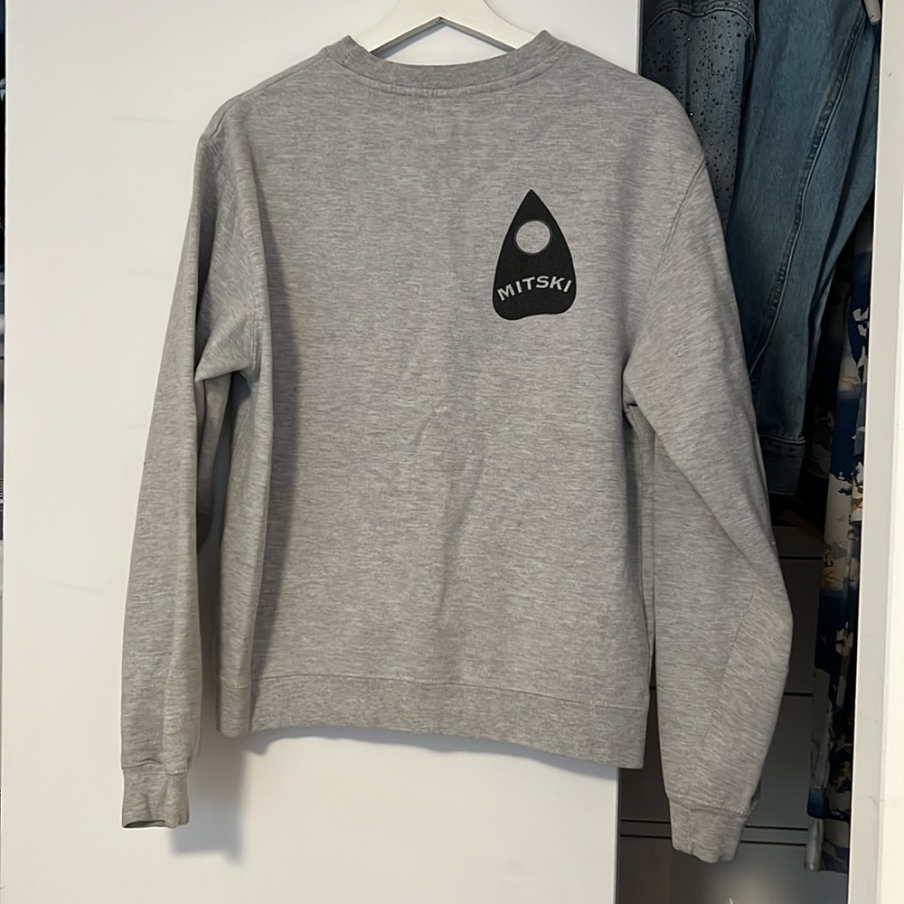 Gray Mitski Tour Sweatshirt S - Picture 2 of 4